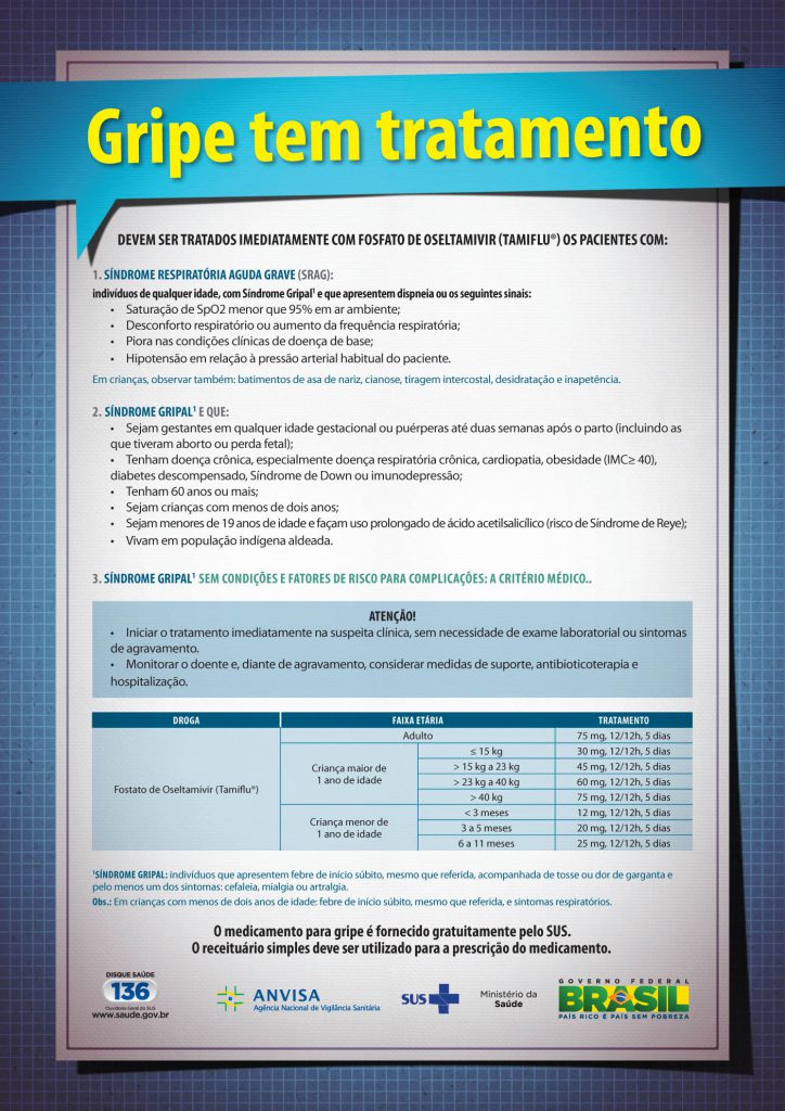 H N M Dicos Devem Seguir Protocolo De Tratamento Da Influenza Do